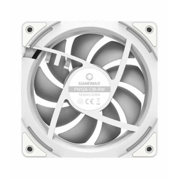 فن کیس گیمینگ گیم‌ مکس KF300R White بسته 3 عددی - تصویر 7