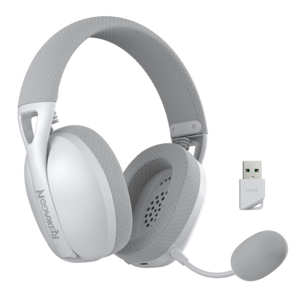 هدست بی سیم گیمینگ ردراگون Ire H848 Gray - تصویر 3