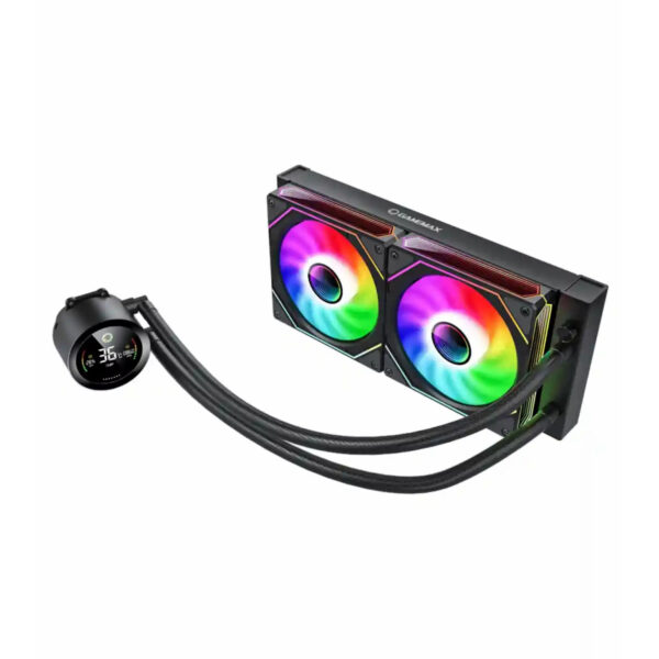 خنک کننده مایع پردازنده گیم مکس IceBurg 240 Digital Black