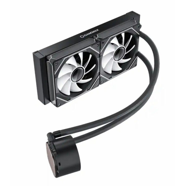 خنک کننده مایع پردازنده گیم مکس IceBurg 240 Digital Black - تصویر 5