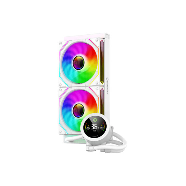 خنک کننده مایع پردازنده گیم مکس IceBurg 240 Digital White