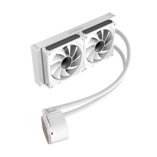 خنک کننده مایع پردازنده گیم مکس IceBurg 240 Digital White - تصویر 3
