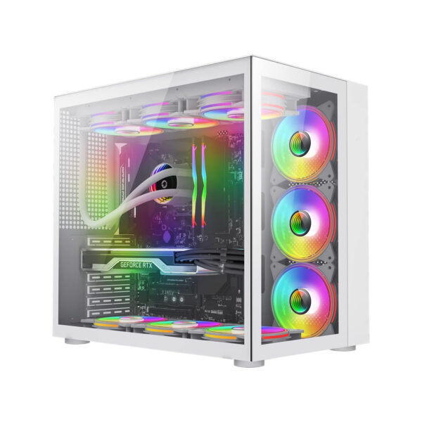 کیس گیمینگ گیم مکس Infinity White - تصویر 5