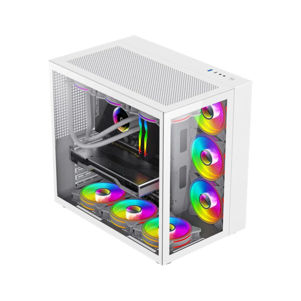 کیس گیمینگ گیم مکس Infinity White - تصویر 2