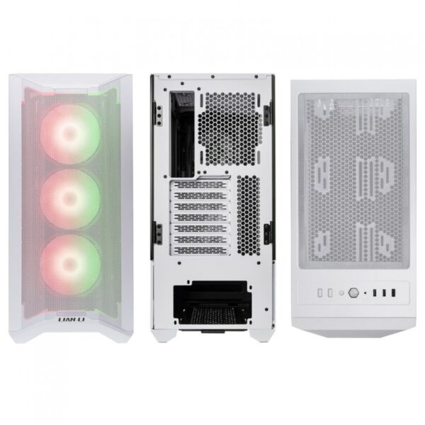 کیس گیمینگ لیان لی LANCOOL II MESH RGB White - تصویر 3