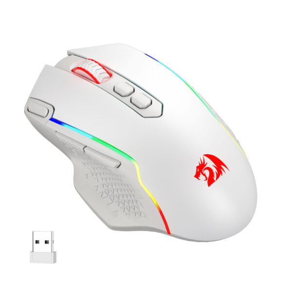 موس بی سیم گیمینگ ردراگون TAIPAN PRO M810 PRO White - تصویر 4