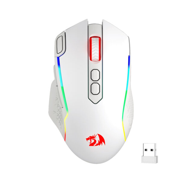 موس بی سیم گیمینگ ردراگون TAIPAN PRO M810 PRO White - تصویر 5