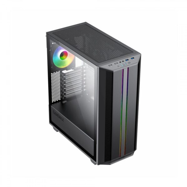 کیس گیمینگ گیم مکس Precision Black - تصویر 4