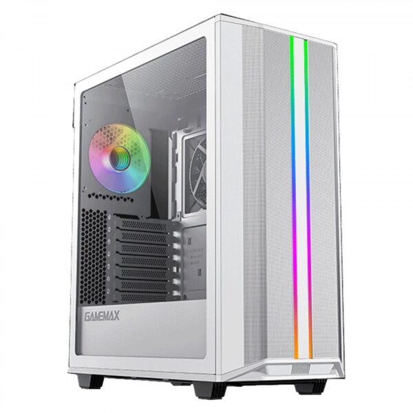 کیس گیمینگ گیم مکس Precision White