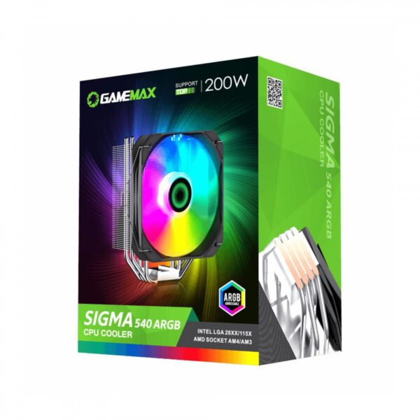 خنک کننده پردازنده گیم مکس Sigma 540 ARGB - تصویر 7