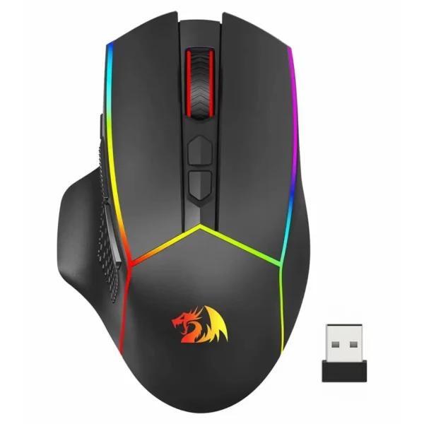 موس بی سیم گیمینگ ردراگون AXE M814 PRO RGB - تصویر 2