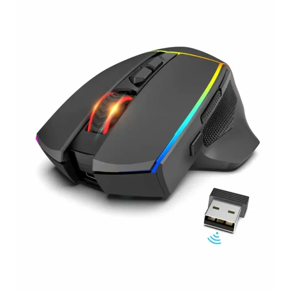 موس بی سیم گیمینگ ردراگون AXE M814 PRO RGB - تصویر 3