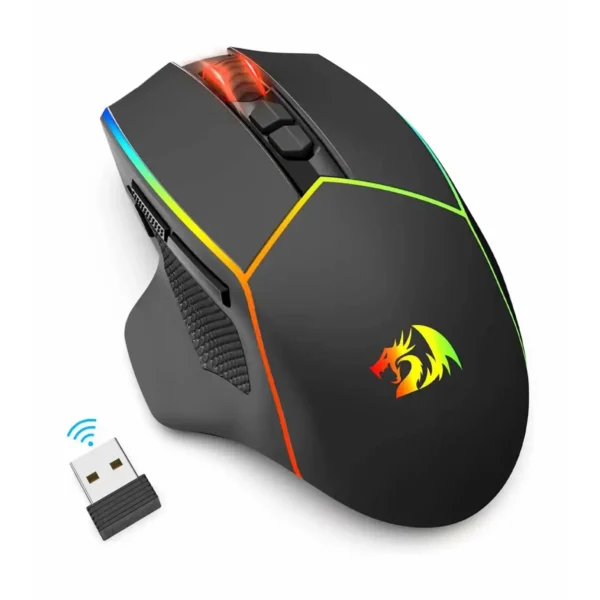 موس بی سیم گیمینگ ردراگون AXE M814 PRO RGB - تصویر 4
